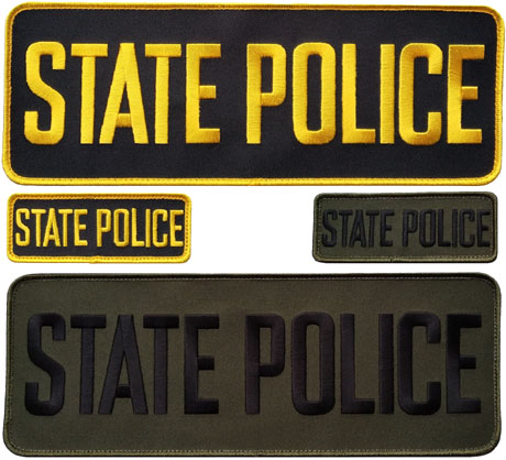 State Police Panel Patch